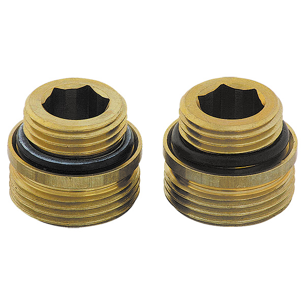 Connection nipple with cone, set of 2