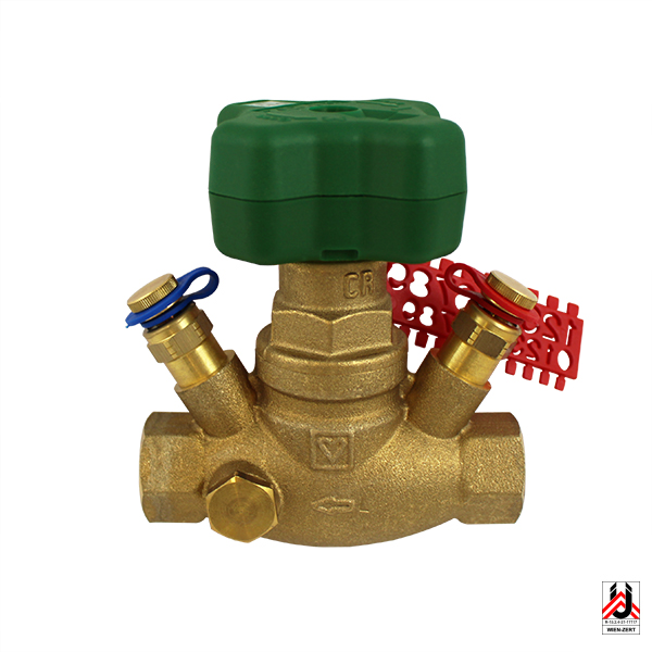 HERZ-балансировочный клапан с измерительными клапанами для систем питьевого водоснабжения, с линейной характеристикой