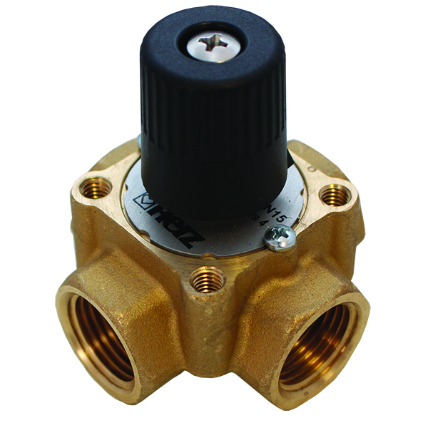 HERZ ARMATUREN FourPort Mixing Valve with handle (1 2100 95)