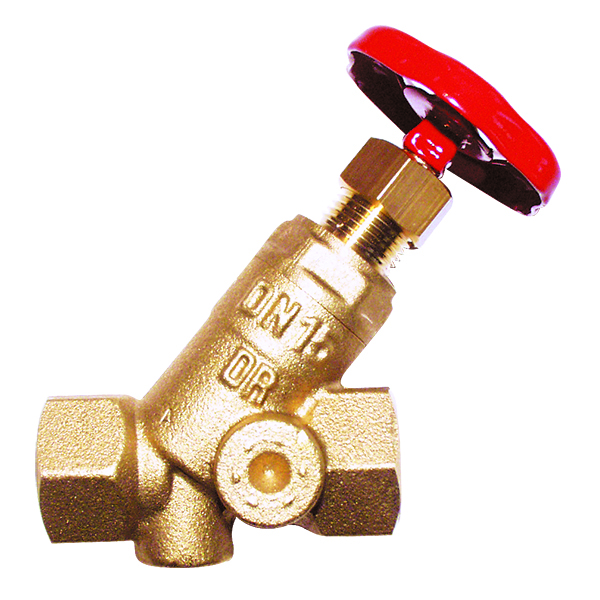 HERZ ARMATUREN Inclined Shutoff Valve With Rising Spindle