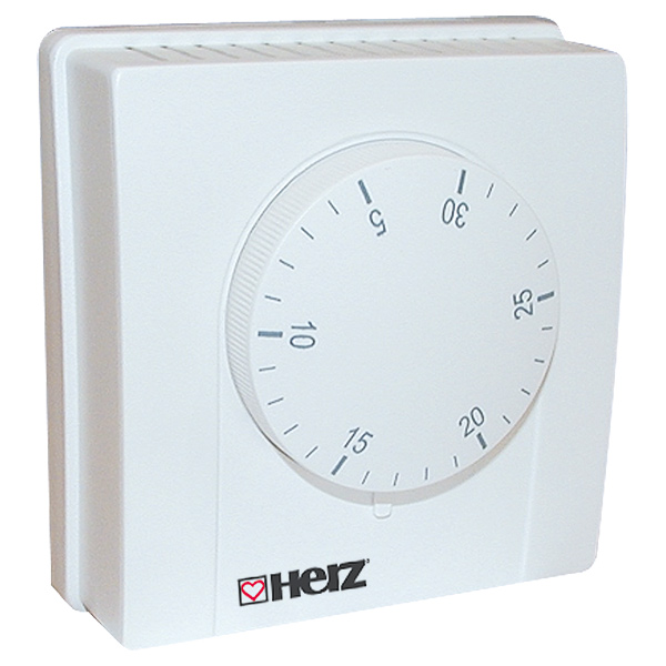 Mechanical room thermostat, without timer