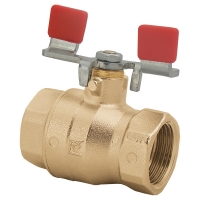 Ball valve with T-handle (sheet steel galvanised), PN 25