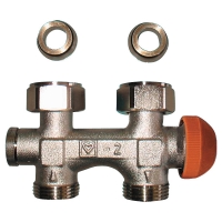 TS-3000 for two-pipe systems with integrated thermostatic valve