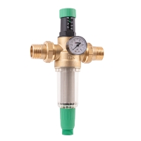 HERZ filter for cold water with pressure reducer