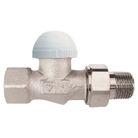 TS-98-VH thermostatic valves M 30 x 1.5 with continuous pre-setting and readout with dimensions according to DIN series "D"