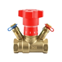 STRÖMAX-GN, commissioning valve for differential pressure measurement with straight body