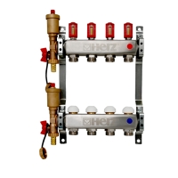 Stainless steel distributor with automatic air vent