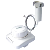HERZ thermostat „D“ with remote adjustment suitable for mounting in flush boxes