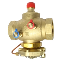 HERZ pressure-independent control valve with 2 test points