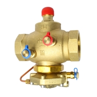 HERZ pressure-independent control valve with 3 test points
