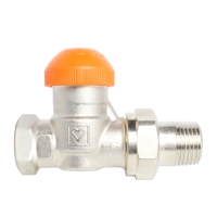 HERZ-TS-120-V-SMART thermostatic valve, straight model 