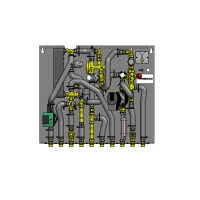 Hydraulic interface unit Slovakia NT/HT with circulation