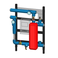 District heating substation compact