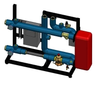 District heating substation compact