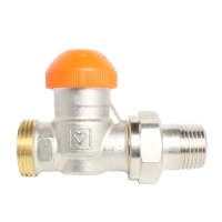 HERZ-TS-120-V-SMART thermostatic valve, straight model