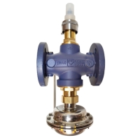 HERZ Pressure-independent control valve in flanged design, for district heating