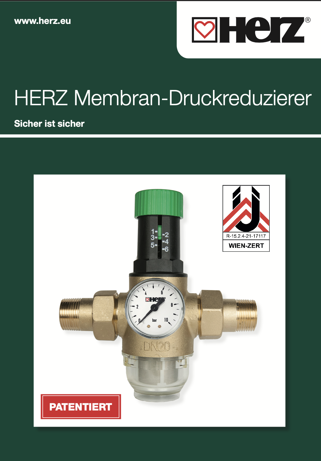 HERZ Membran-Druckreduzierer