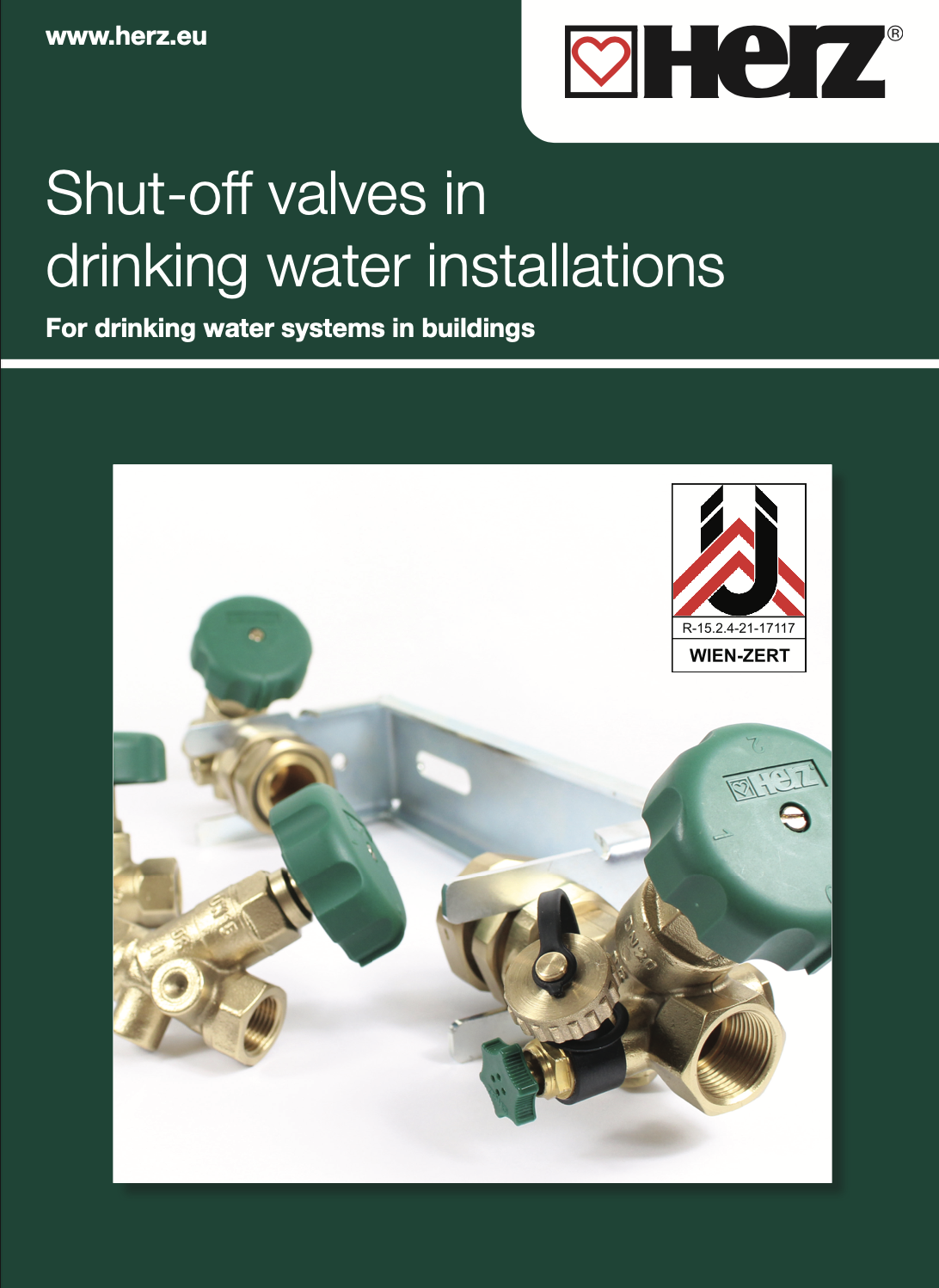 Shut-off valves in drinking water installations