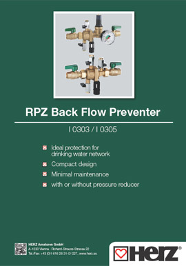 RPZ Back Flow Preventer