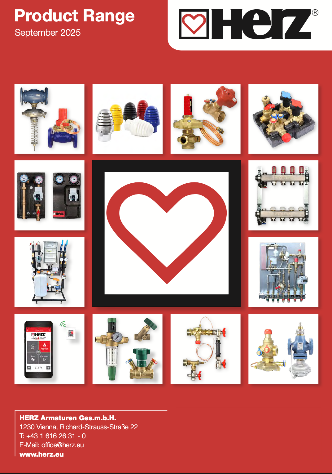 <span>Product range</span><span>Austria 2025</span>